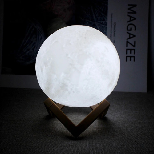 Luminária LED Lua 3D - ViShop