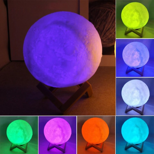 Luminária LED Lua 3D - ViShop
