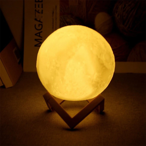 Luminária LED Lua 3D - ViShop