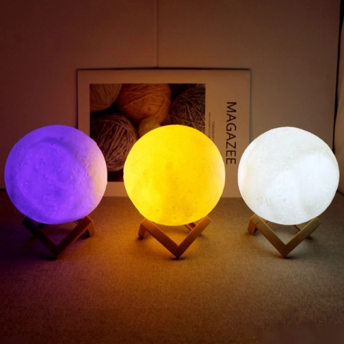 Luminária LED Lua 3D - ViShop
